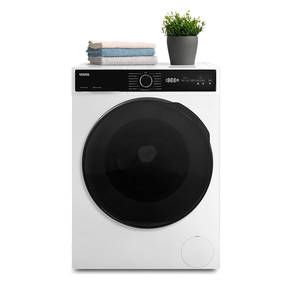 Vestel KCMI 98142 WIFI 9 Kg 1400 Devir Kurutmalı Çamaşır Makinesi